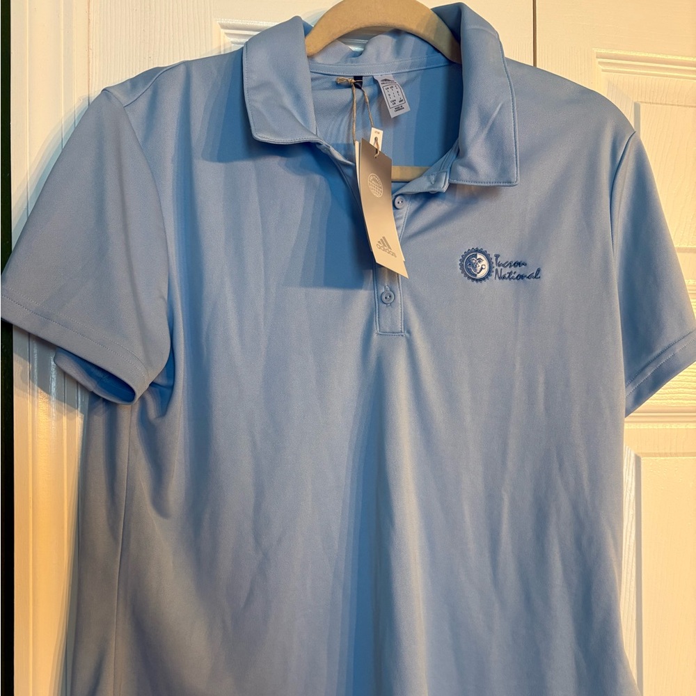 Adidas Light Blue Women’s Tuscon National Polo Shirt